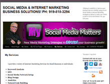 Tablet Screenshot of mysocialmediamatters.com